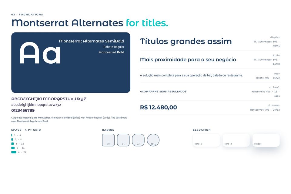 Dex brand center: Montserrat Alternates, Roboto and Montserrat specimens
