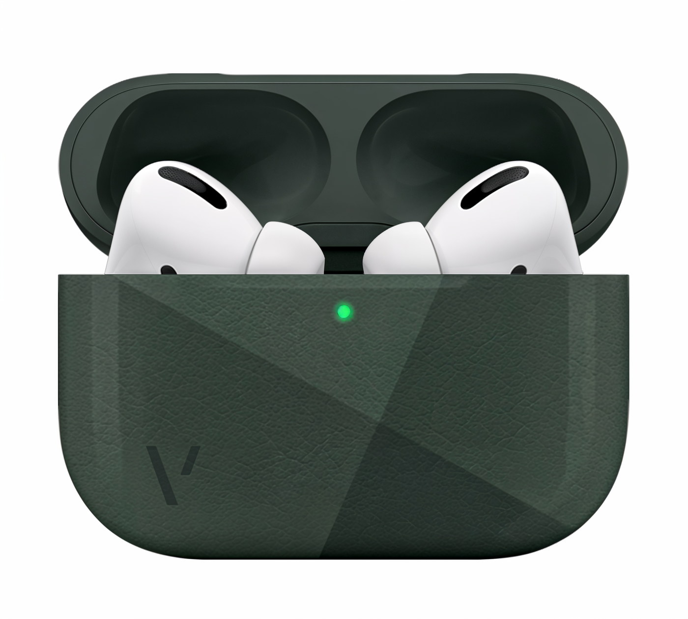 Volp earbud case in green
