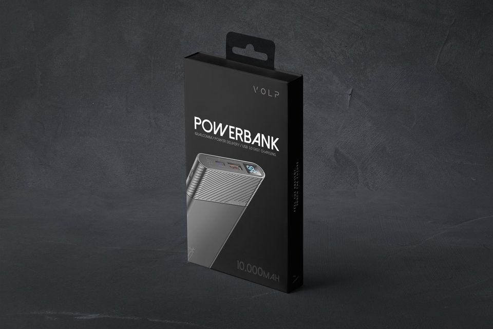 Volp power bank packaging