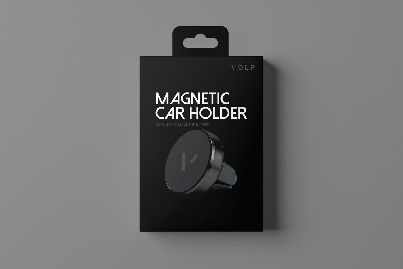 Volp magnetic car mount packaging